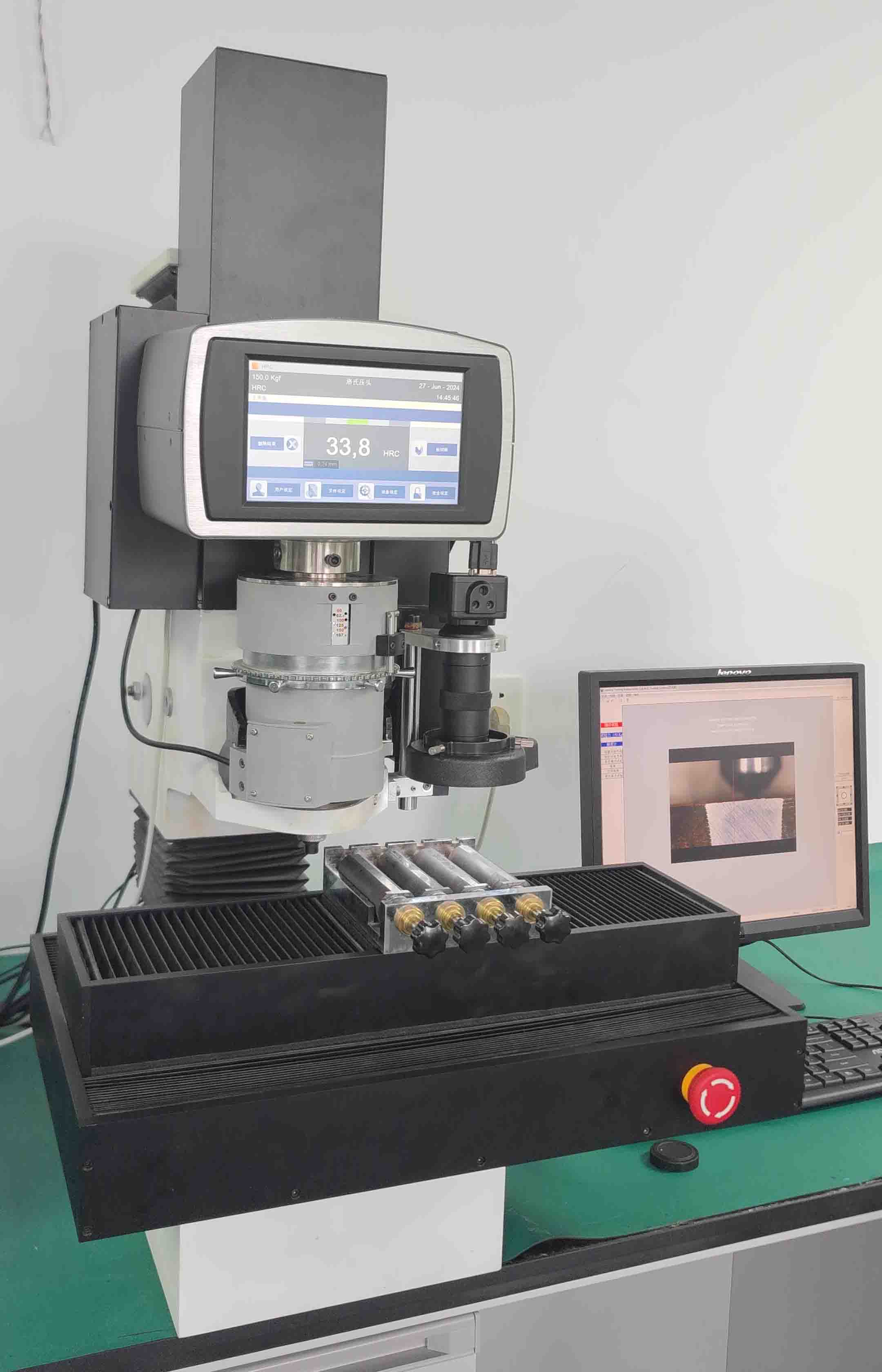 全自動端淬硬度計(jì)測多件樣件硬度